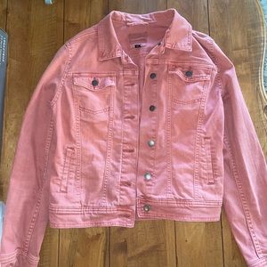 Pink jean jacket